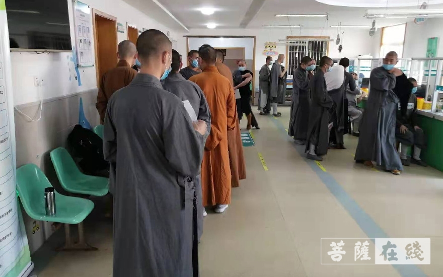 「普陀山」中国佛学院普陀山学院师生接种新冠疫苗 「普陀山」中国佛学院普陀山学院师生接种新冠疫苗