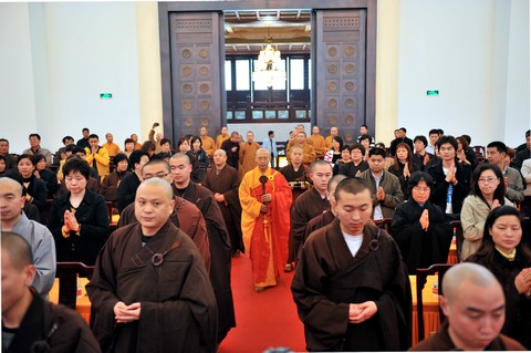 「佛教」浙江舟山普陀山宝陀讲寺举行常态化弘法讲经活动