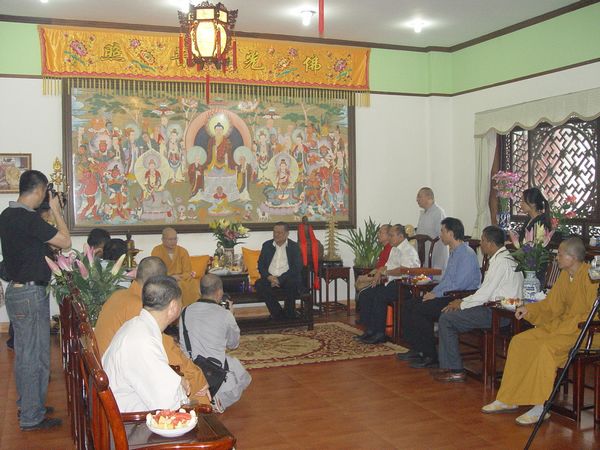 「四会」广东四会六祖寺迎来柬埔寨王国副首相一行参访