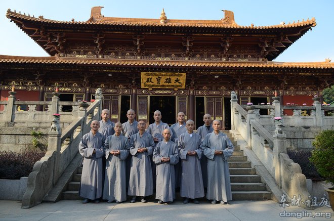 「佛教」江西东林祖庭举行2013年秋季剃度法会