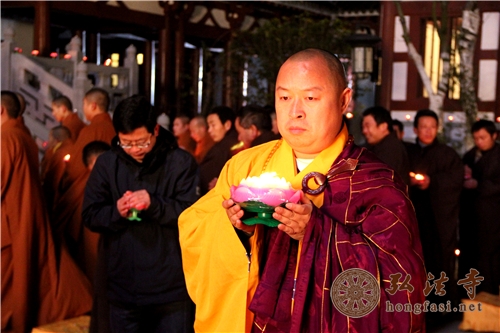 「佛教」湖北大洪山慈恩寺举行三期工程奠基及传灯祈福法会