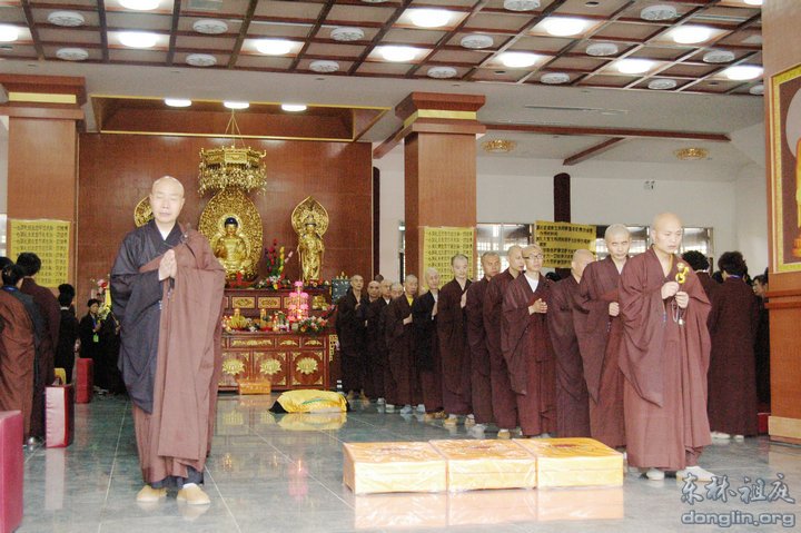 「东林寺」2011年5月份东林寺一昼夜经行法会圆满结束