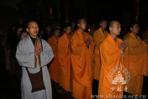「观音」观世音菩萨圣诞日　河南嵩山少林寺僧众塔林祭祖