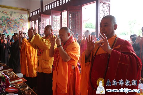 「佛教」广东深圳龙岗龙兴寺全殿落成开光祈福