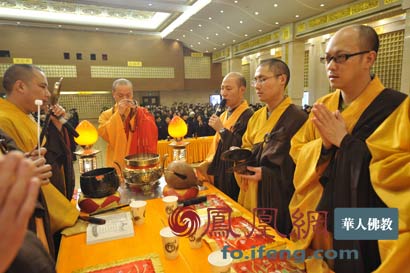 「佛教」上海玉佛禅寺为雅安震区举行二十一天华严大法会