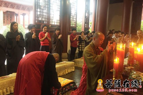 「观音」绍兴安康寺举行丙申年观音佛七熏坛仪式