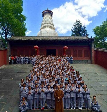 「五台山」浙江嘉兴大曹王寺三步一拜五台山功德圆满