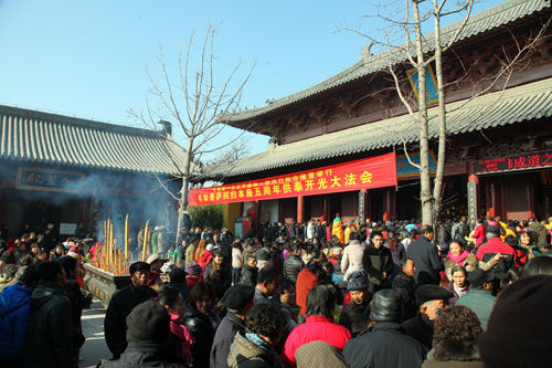 「徐州」江苏徐州竹林寺韦陀菩萨圣像回归本座五周年法会