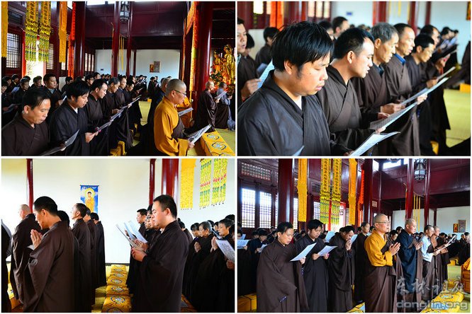 「佛教」江西东林祖庭2013年9月下旬十日闭关圆满出关