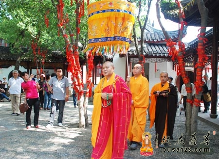 「寒山寺」苏州寒山寺隆重举行佛诞浴佛法会