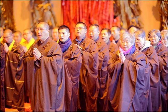 「佛教」东林莲社上海菩提禅寺佛三报道