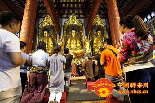 「佛教」广东韶关南华禅寺举行“六祖诞”吉祥祈福法会