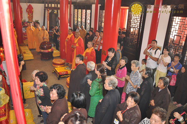 「佛教」江苏无锡幸福寺隆重举行大雄宝殿佛像开光庆典、法会