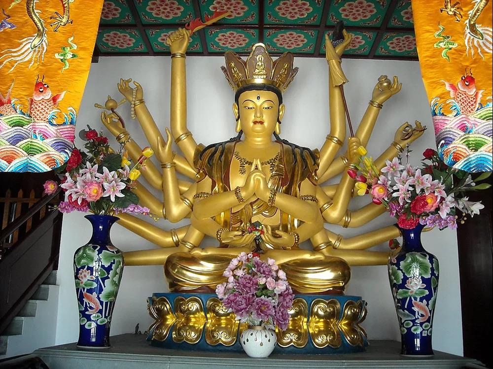 「准提菩萨」恭迎准提菩萨圣诞，祈佑众生吉祥安康，诸愿圆成！