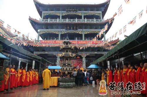 「水陆法会」福建福鼎乐善寺隆重举行立平长老八十华诞庆典暨水陆法会送圣圆满