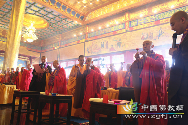 「九华山」辽宁九华山慈海寺佛像开光暨道极大和尚晋院庆典圆满