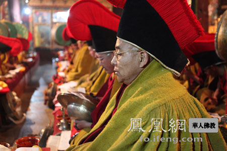 「萨迦寺」2010年西藏萨迦寺冬季大黑天法会震撼开幕