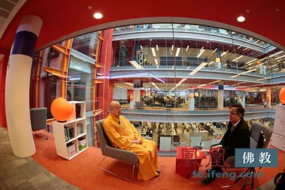「佛教」BBC新闻大厨房曝光 印顺大和尚在英接受BBC专访