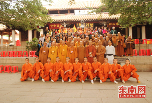 「佛教」台湾中国佛教会到福建泉州少林寺参观交流