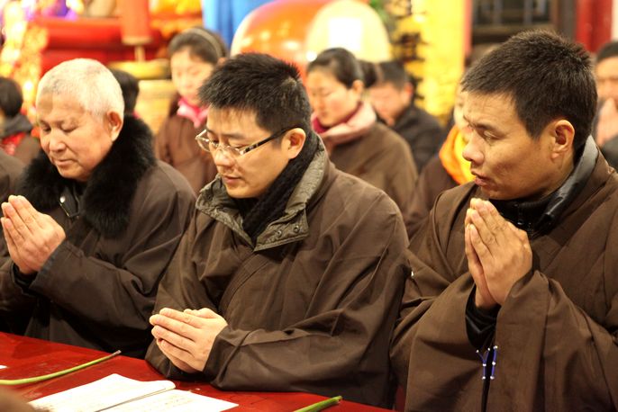 2013年2月14日慧日禅寺供佛斋天吉祥法会
