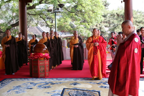 「灵光寺」北京灵光寺举办第五届春茶供佛斋僧甘露法会