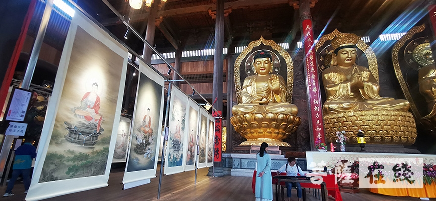 「佛教」“佛艺沐心·一带一路”佛教艺术巡回展于旗山万佛寺开幕 「佛教」“佛艺沐心·一带一路”佛教艺术巡回展于旗山万佛寺开幕