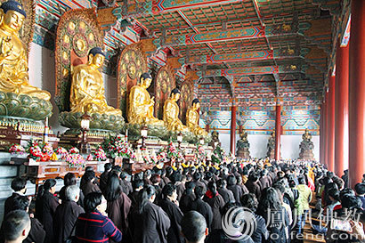 「佛教」天津华盛寺举办祈福暨圣像装藏法会