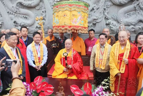 「佛教」贵州贵阳大兴国寺中兴第一代方丈心照法师升座仪式举行