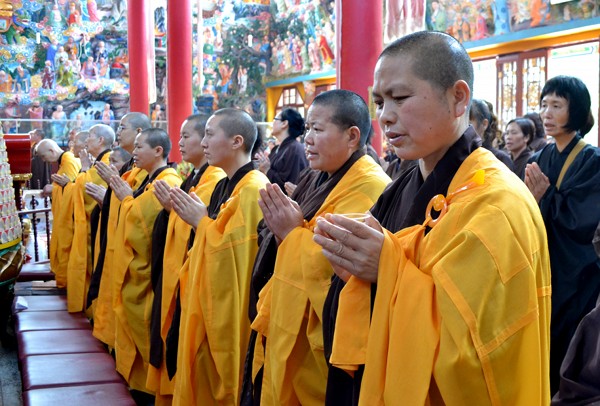「佛教」四月初八日,湖南东山古寺举行浴佛法会 「佛教」四月初八日,湖南东山古寺举行浴佛法会