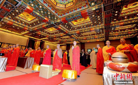 「佛教」香港宝莲禅寺纪念天坛大佛开光20周年