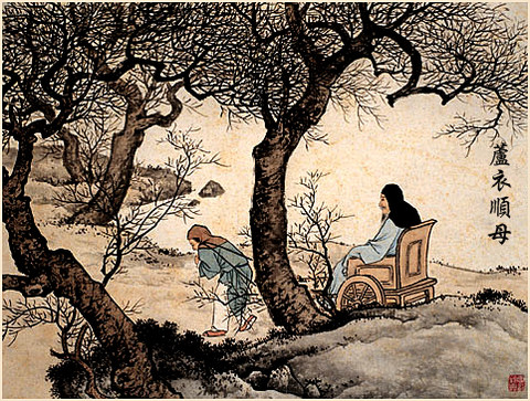 二十四孝的故事：闵损芦衣