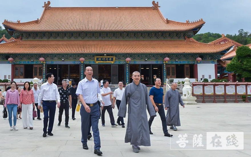 「佛教」广东省潮商会到珠海普陀寺参访交流 「佛教」广东省潮商会到珠海普陀寺参访交流