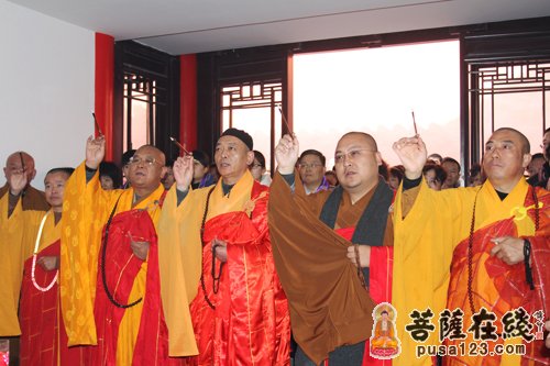 「花果山」江苏花果山海宁禅寺隆重举行恢复开放二十周年庆典暨普贤殿文殊殿方丈室开光法会