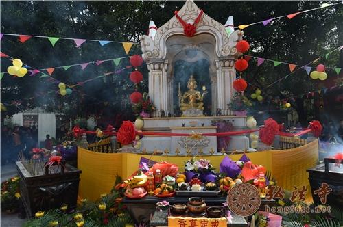 「四面佛」广东深圳万佛禅寺泰国四面佛开光六周年祈福法会