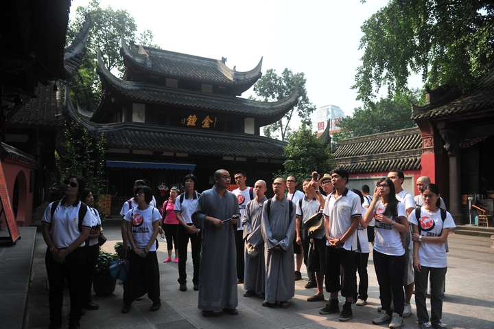 「法鼓山」台湾法鼓山果品法师一行参访成都文殊院