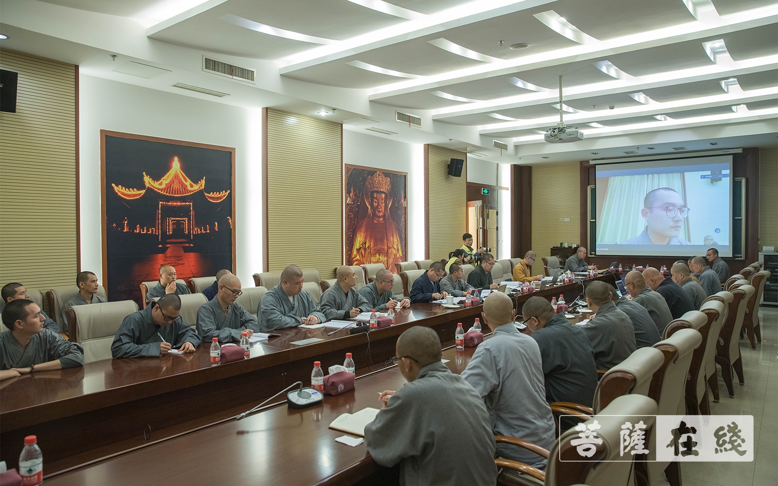 「普陀山」中国佛学院普陀山学院举行2021届毕业生论文云答辩会