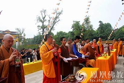 「佛教」太仓同觉寺《思溪藏•妙法莲华经》首批雕版供奉大典