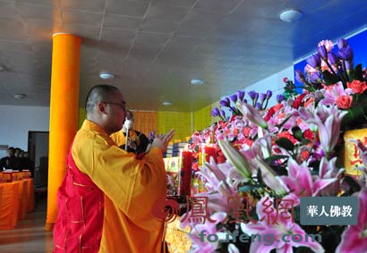 「佛教」浙江丽水崇仁寺隆重举行迎接2013浙江国际华严文化节