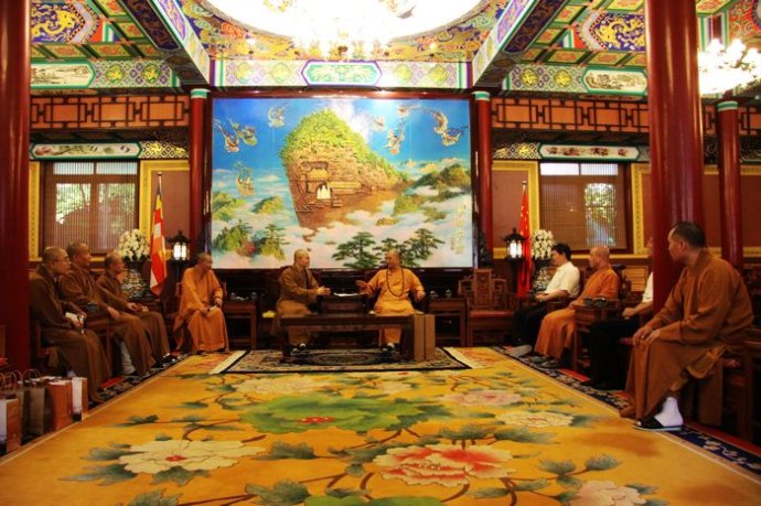 「佛教」台湾佛光山宗委会主席心培法师拜访中国佛教协会