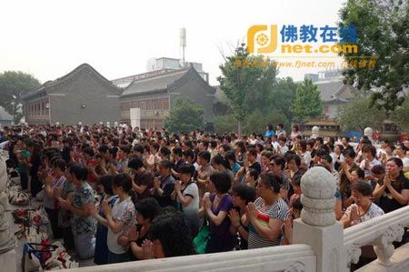 「佛教」天津大悲禅院隆重举行传授三皈依法会