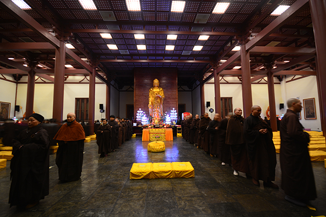 「东林寺」江西东林寺净土苑首次冬季佛七圆满结七