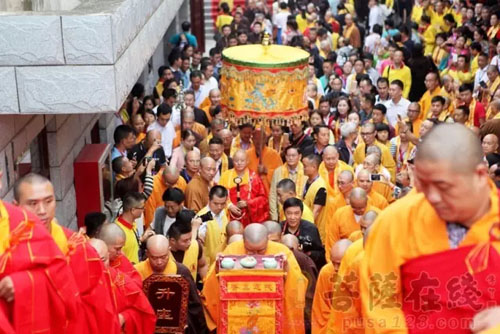 「佛教」贵州贵阳大兴国寺中兴第一代方丈心照法师升座仪式举行