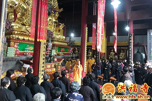 「佛教」上海洪福寺隆重举办药师法会首日：洒净、熏坛、礼拜药师宝忏