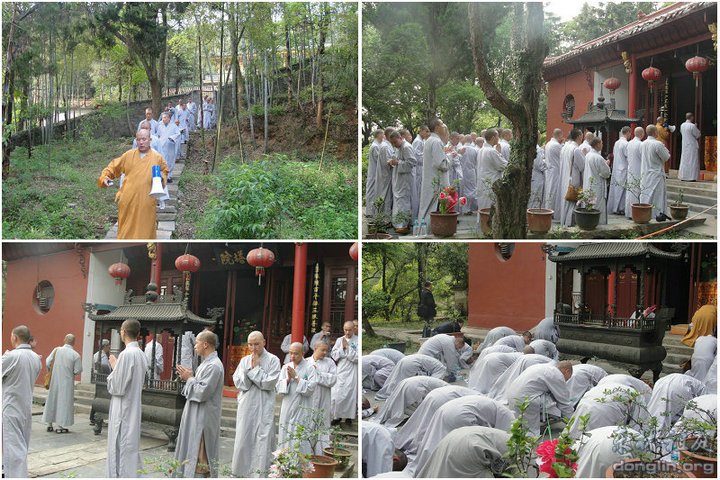 「灵岩山」苏州灵岩山佛学院学僧团参访东林祖庭 「灵岩山」苏州灵岩山佛学院学僧团参访东林祖庭