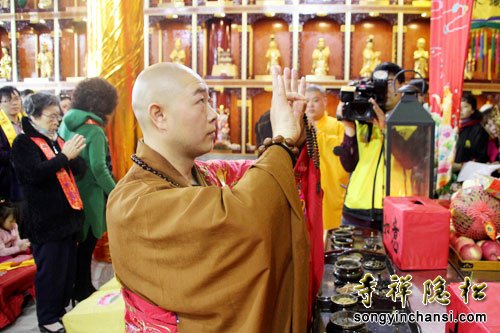 「佛教」上海松隐禅寺举行观音阁全堂圣像开光庆典法会