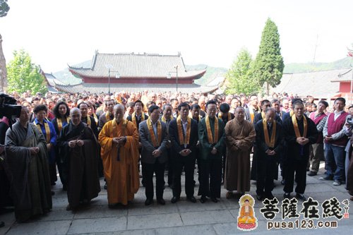 「佛教」净慧长老示寂周年追思法会暨舍利塔奠基在湖北四祖寺举行