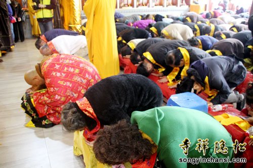 「佛教」上海松隐禅寺举行观音阁全堂圣像开光庆典法会