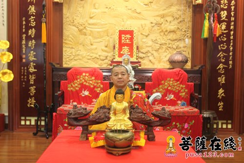 「佛教」上海二严寺举行“西方三圣像、地藏菩萨、二十四尊天像”装金仪式暨祈福法会