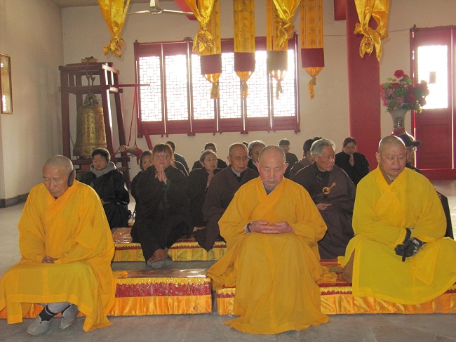 「佛教」东林莲社前往安徽岳西县梵净寺弘法