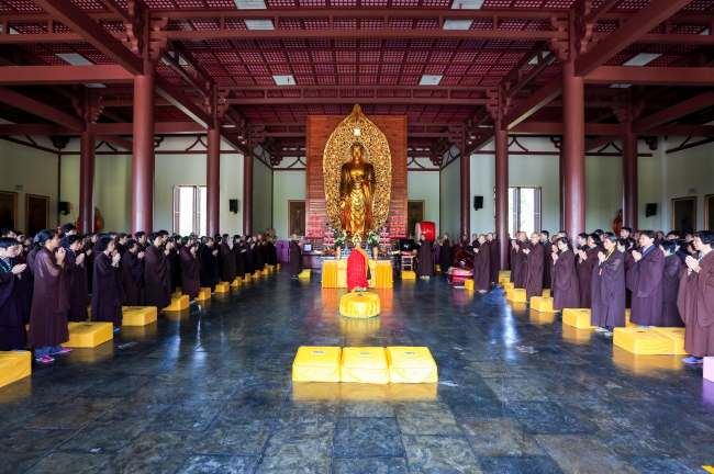 「东林寺」江西东林寺净土苑2015年五一佛七隆重起七